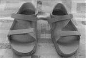 picture of custom made molded mens comfortable sandals